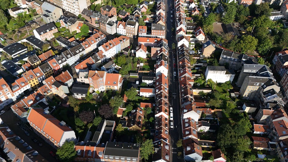 Calm shared area in the neighbourhood